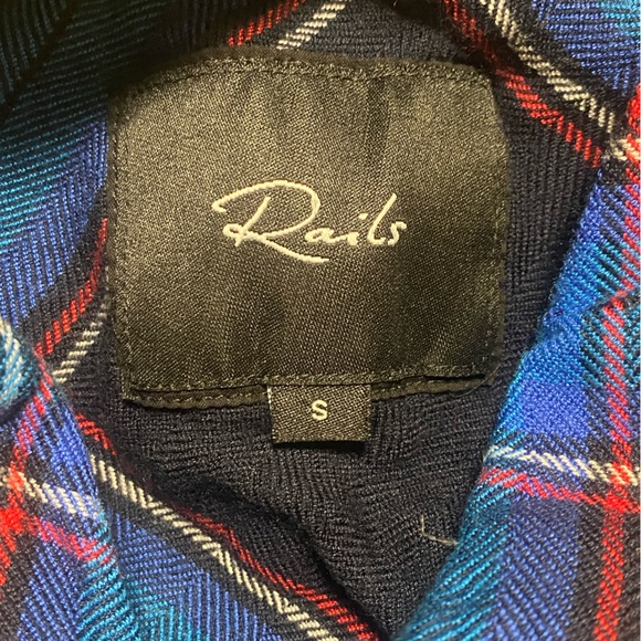 Rails Women’s Hunter Plaid Button Down Long Sleeve Shirt - Picture 5 of 5